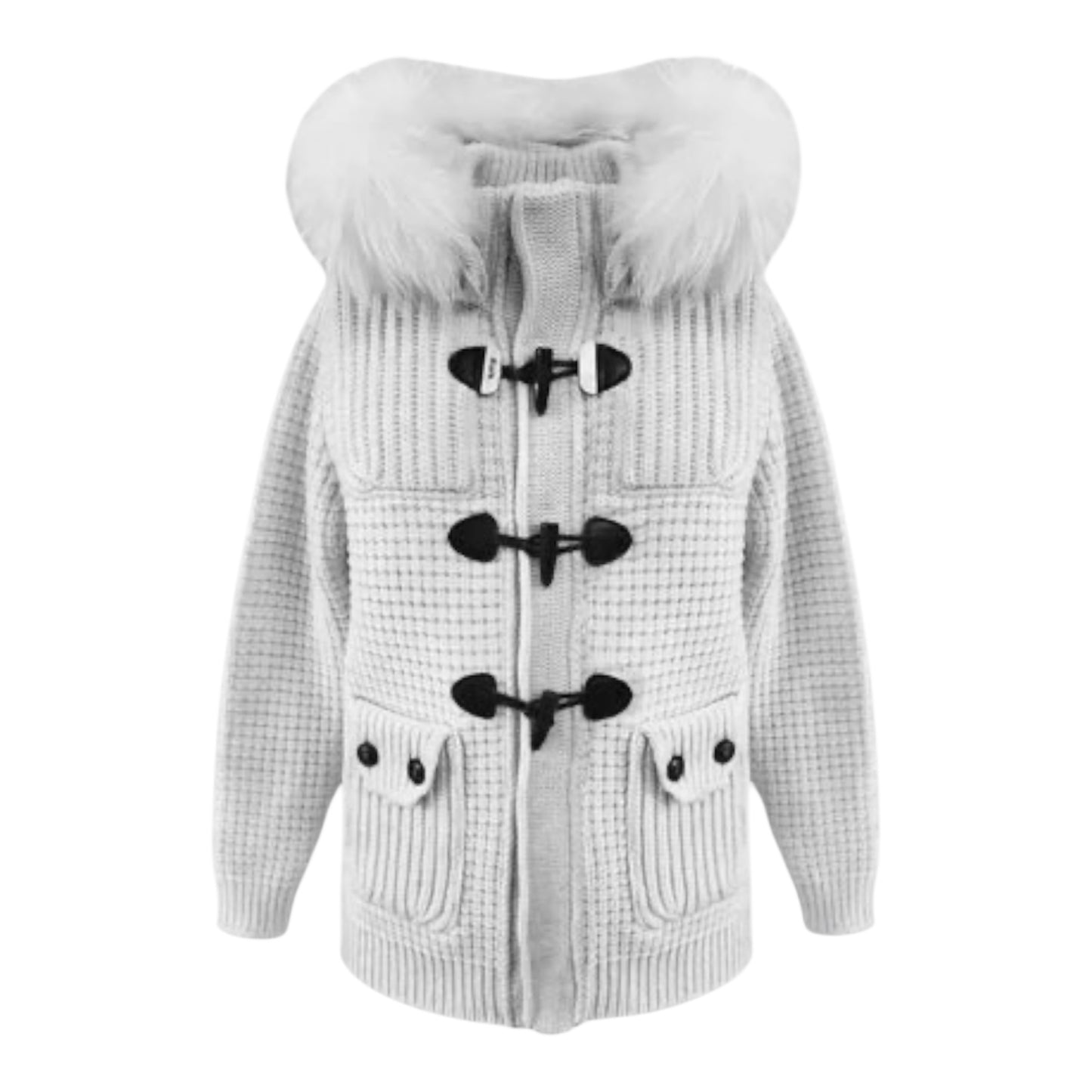BARK cappotto pelliccia ghiaccio