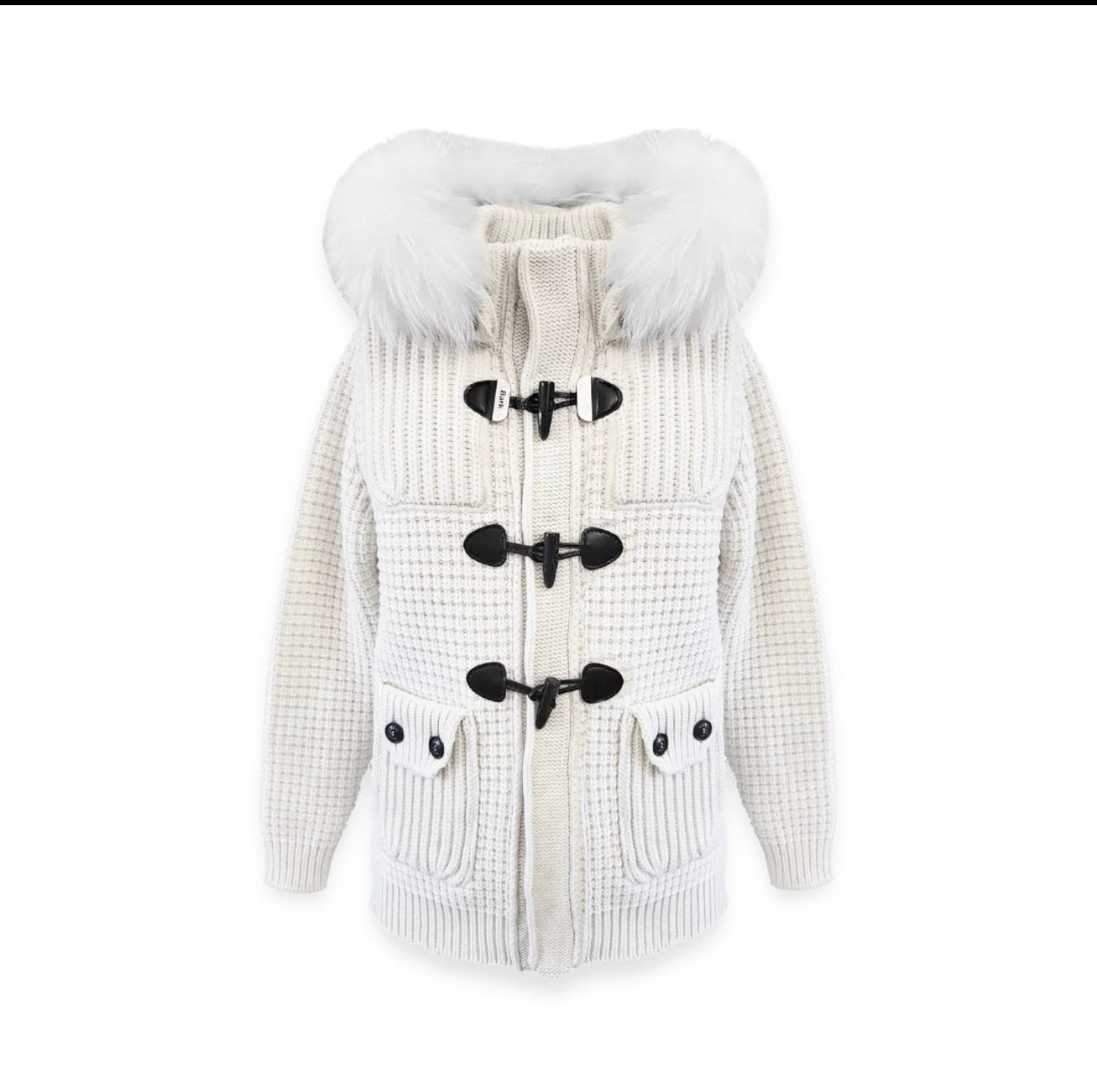 BARK cappotto pelliccia OFF WHITE