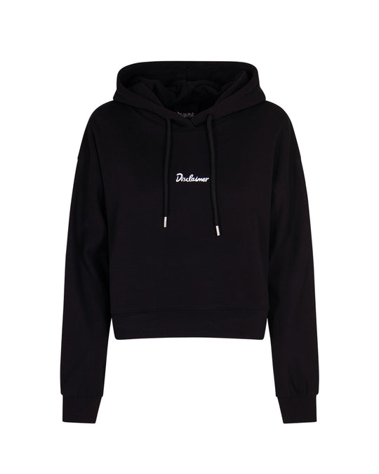 DISCLAIMER felpa con cappuccio donna