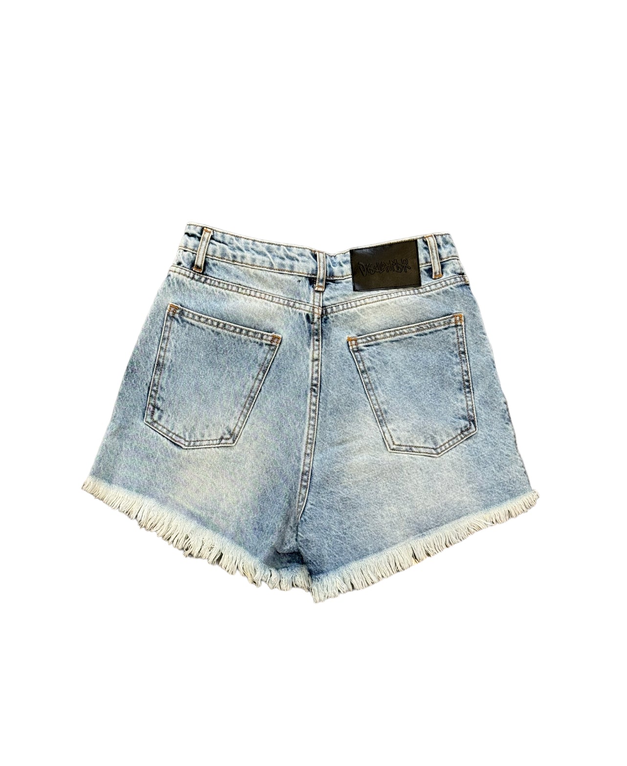 DISCLAIMER SHORTS DENIM DONNA