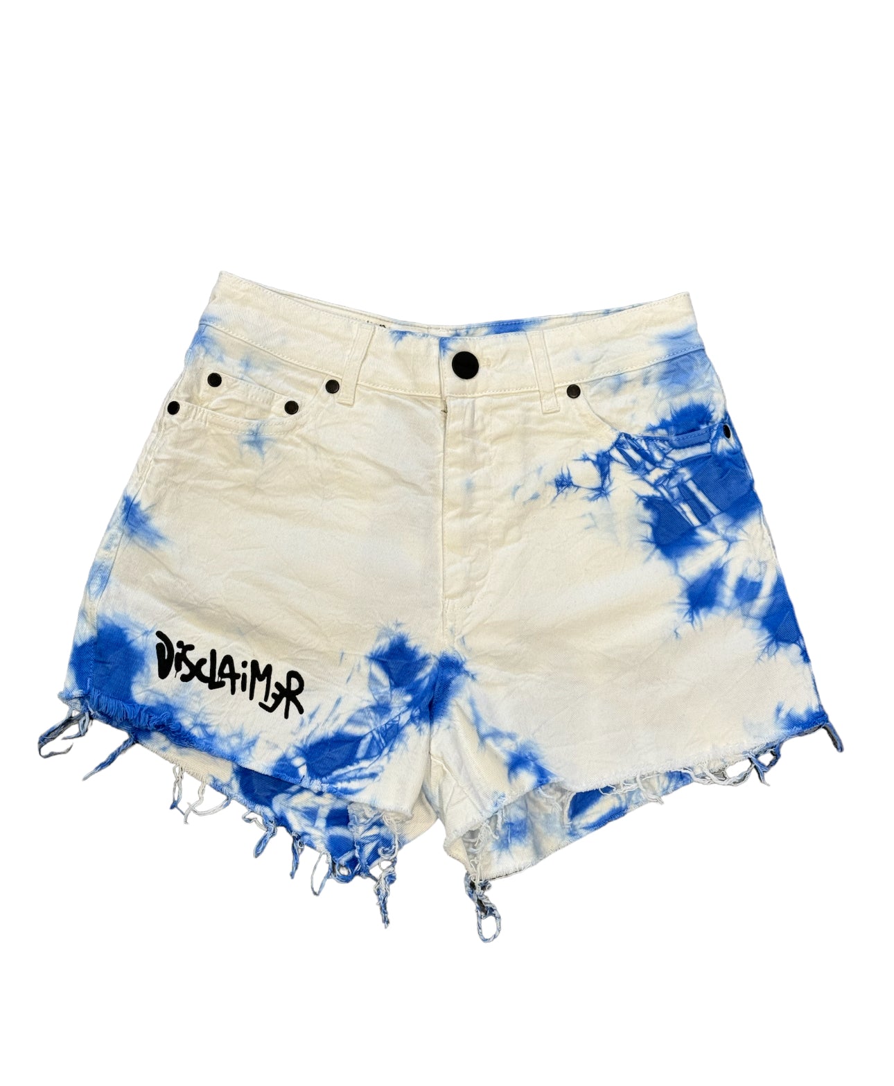 DISCLAIMER SHORTS DENIM DONNA