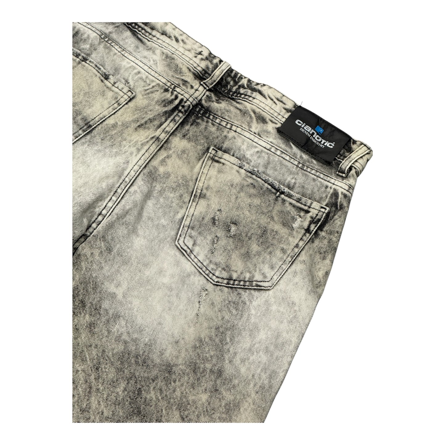 CIANOTIC jeans baggy uomo