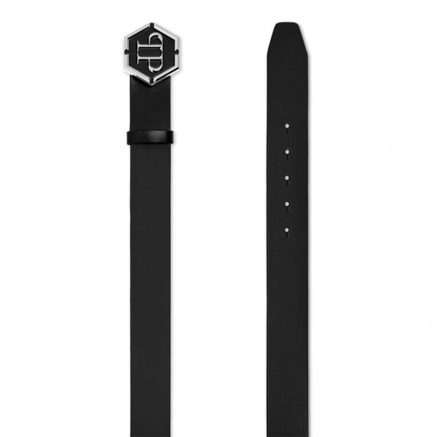 PLEIN cintura in pelle