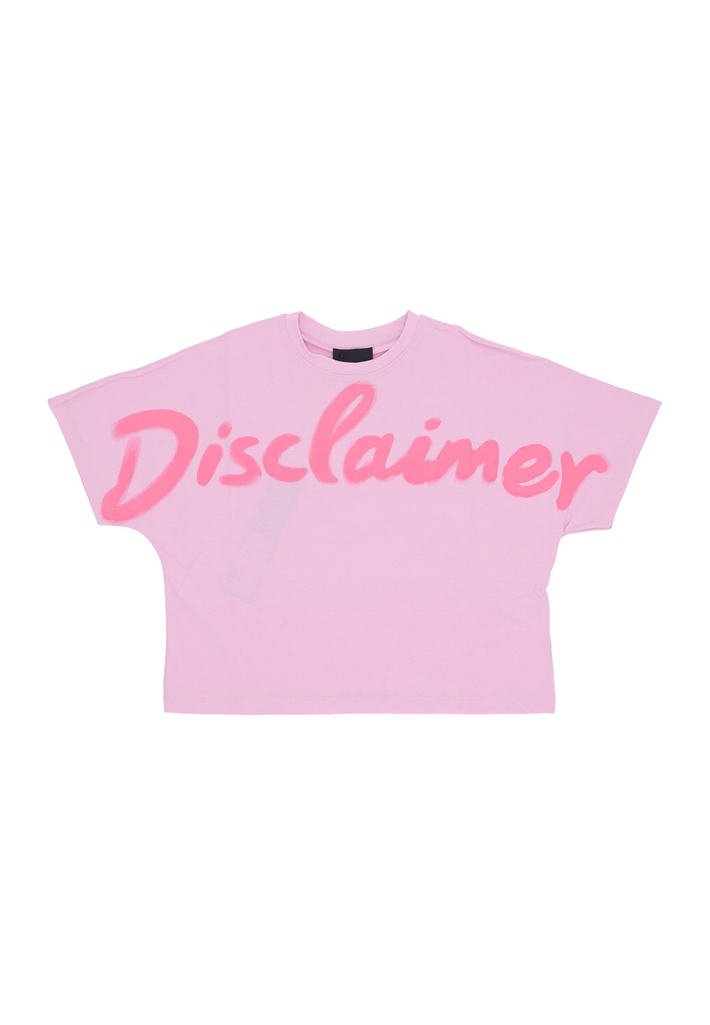 DISCLAIMER T-shirt crop