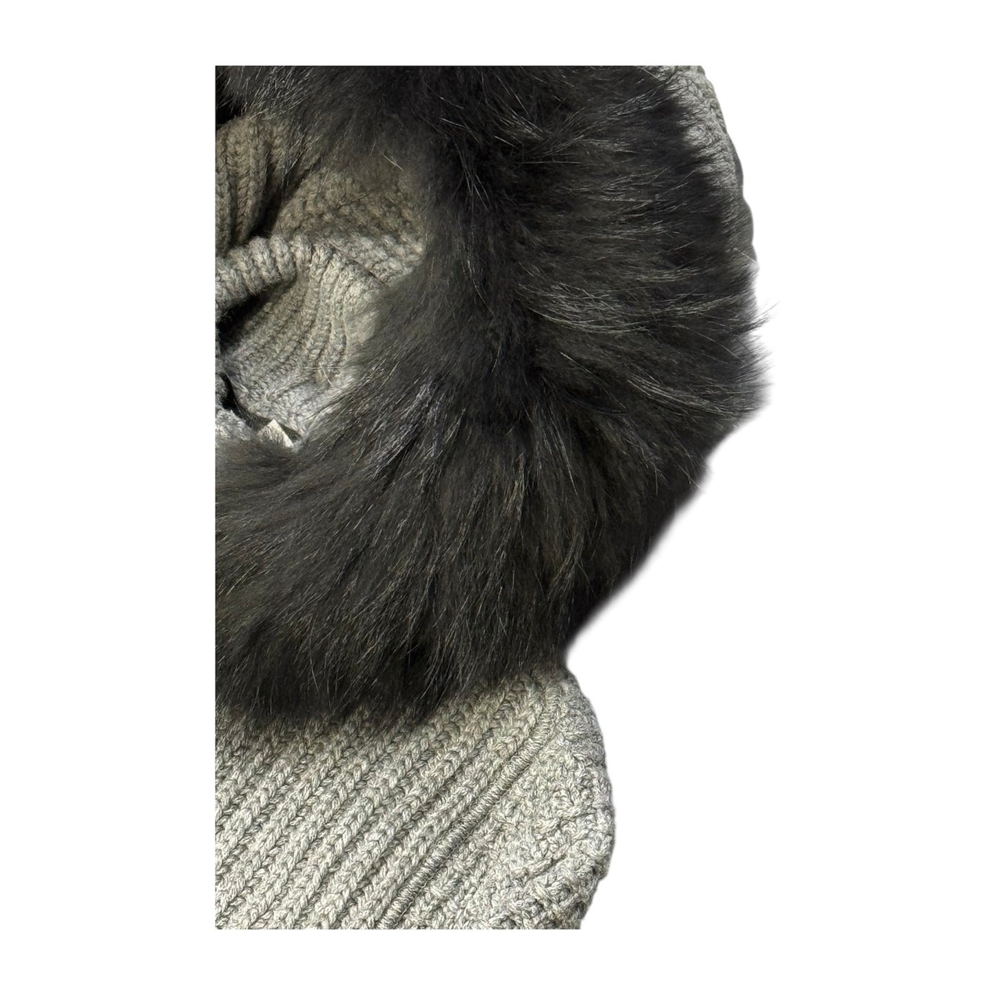BARK cappotto pelliccia nera