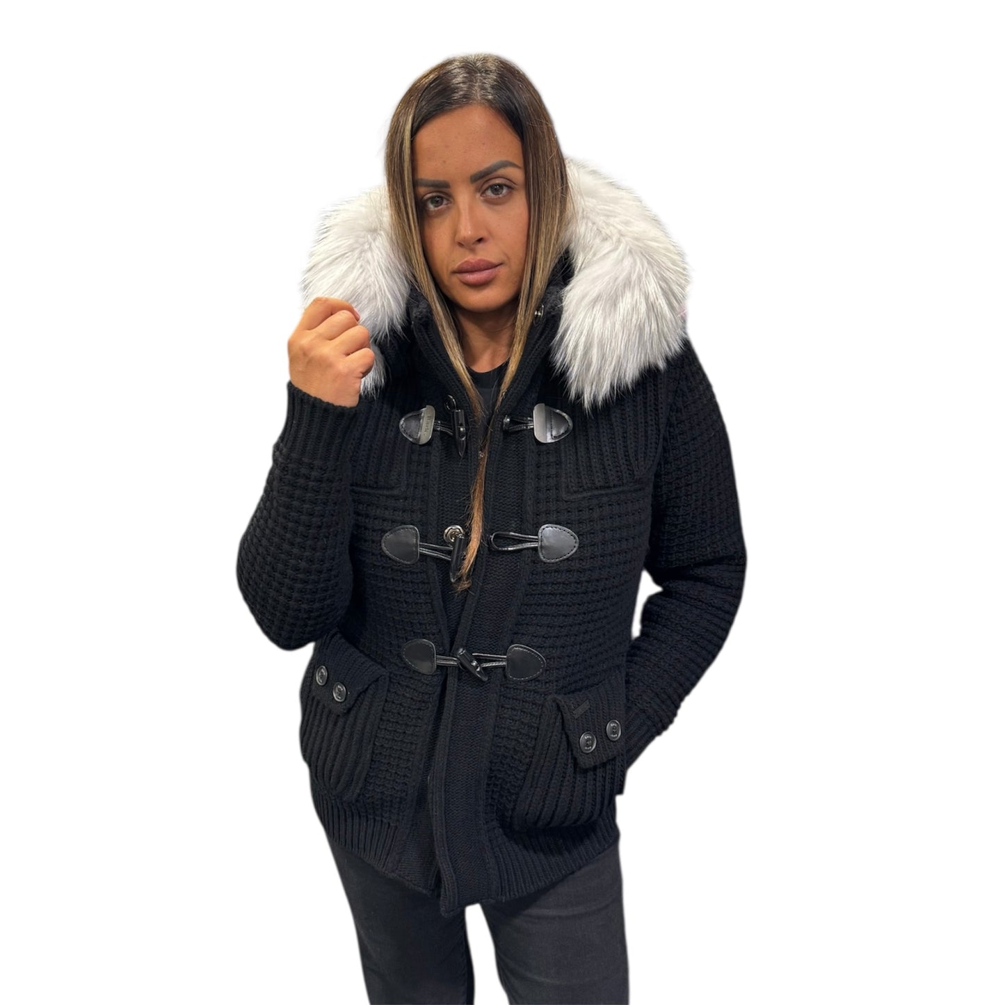 BARK cappotto pelliccia ghiaccio