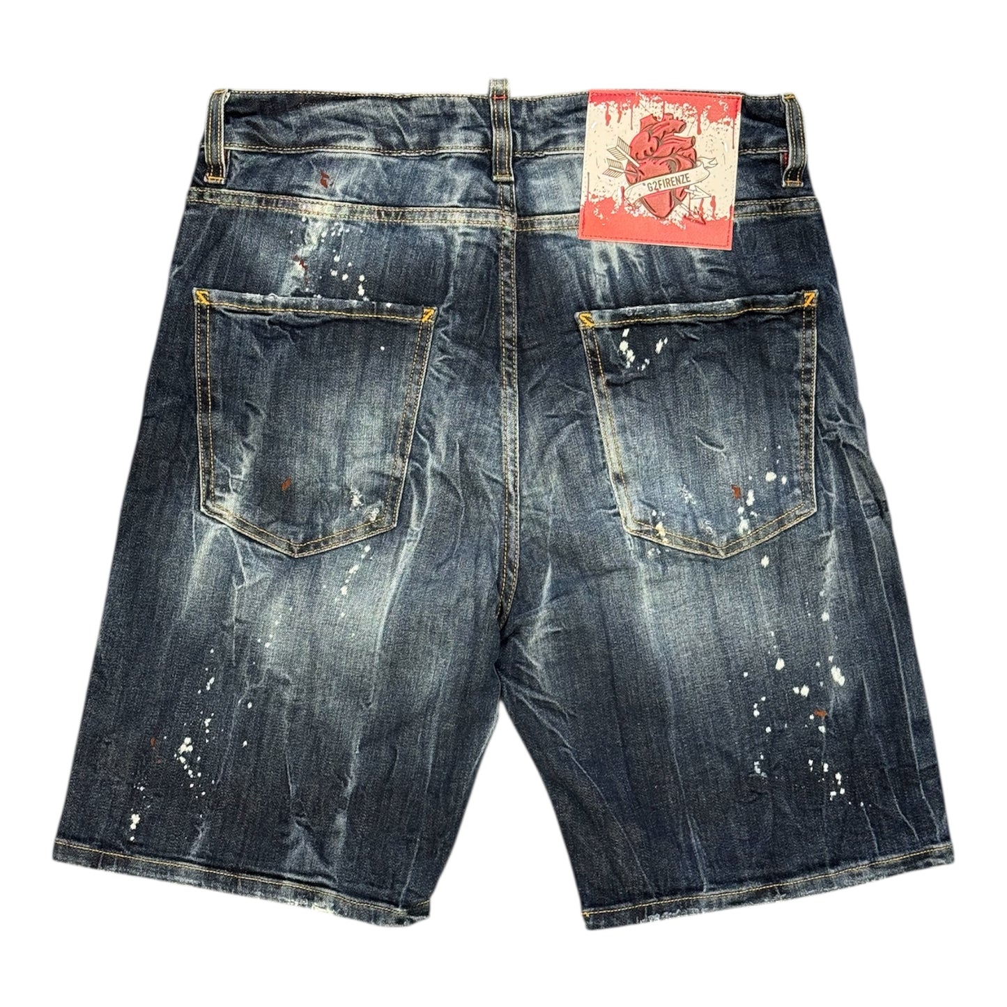G2firenze short denim heart