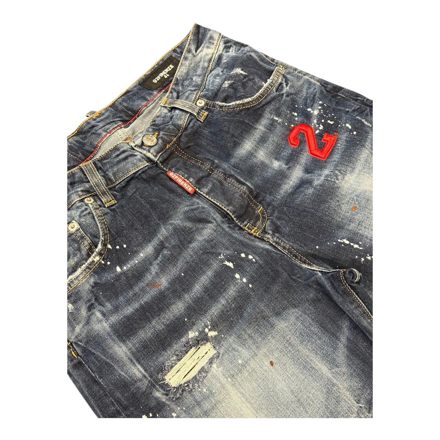 G2firenze short denim heart