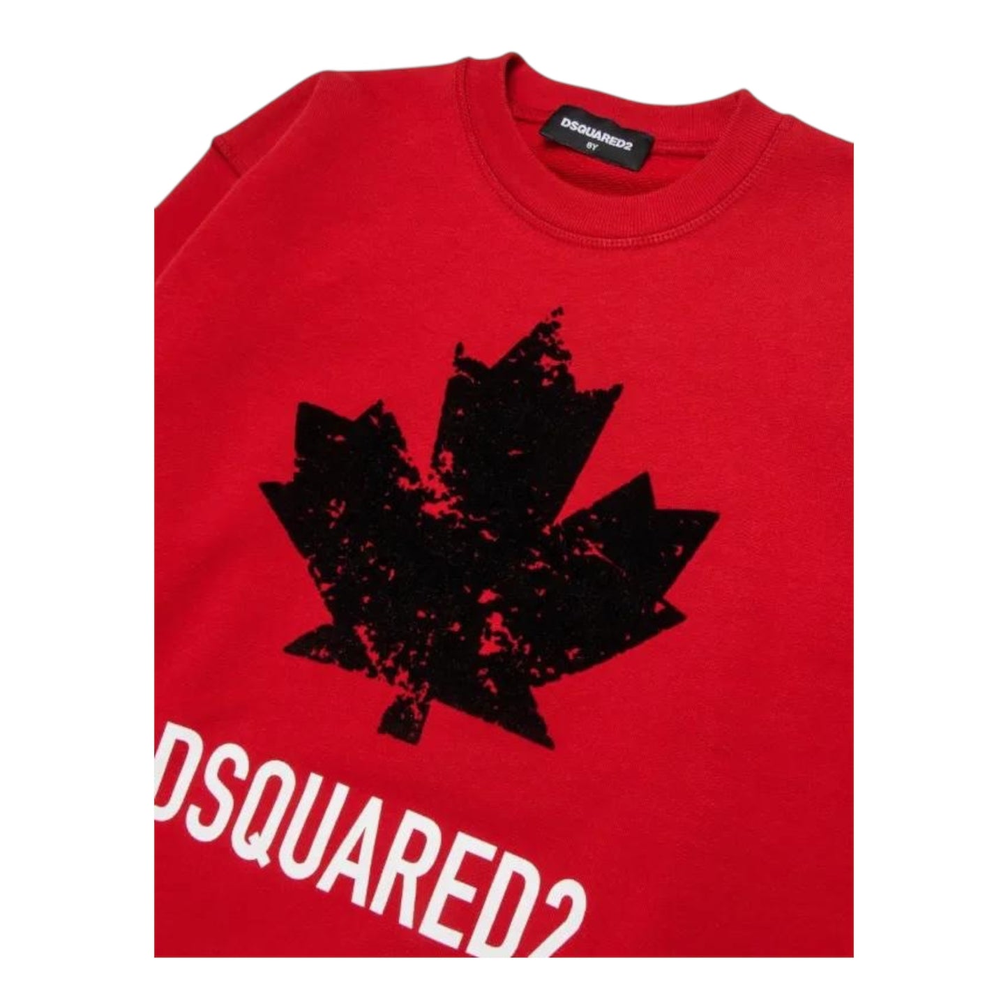 DSQUARED2 felpa maple leaf