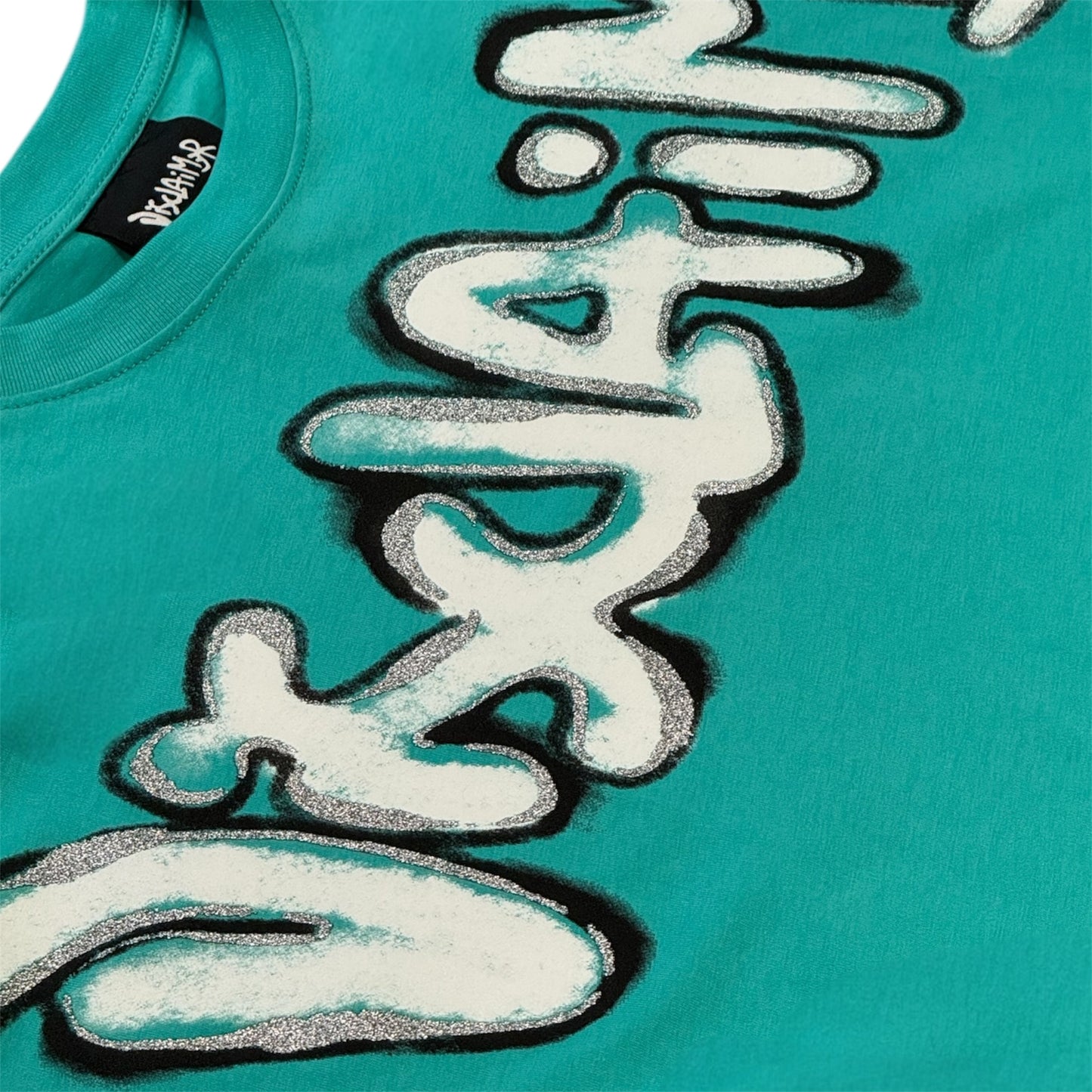 DISCLAIMER T-shirt crop
