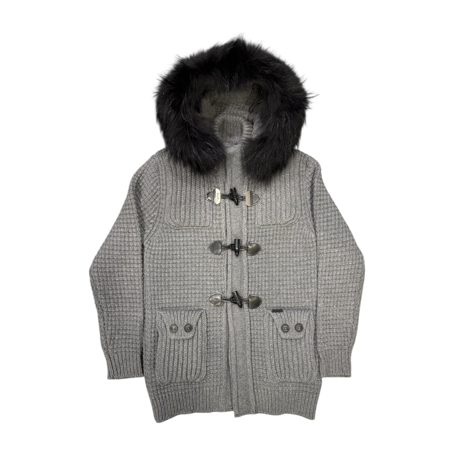 BARK cappotto pelliccia nera