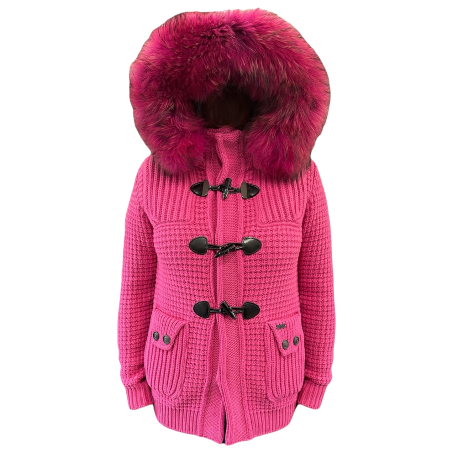 BARK cappotto pelliccia fucsia