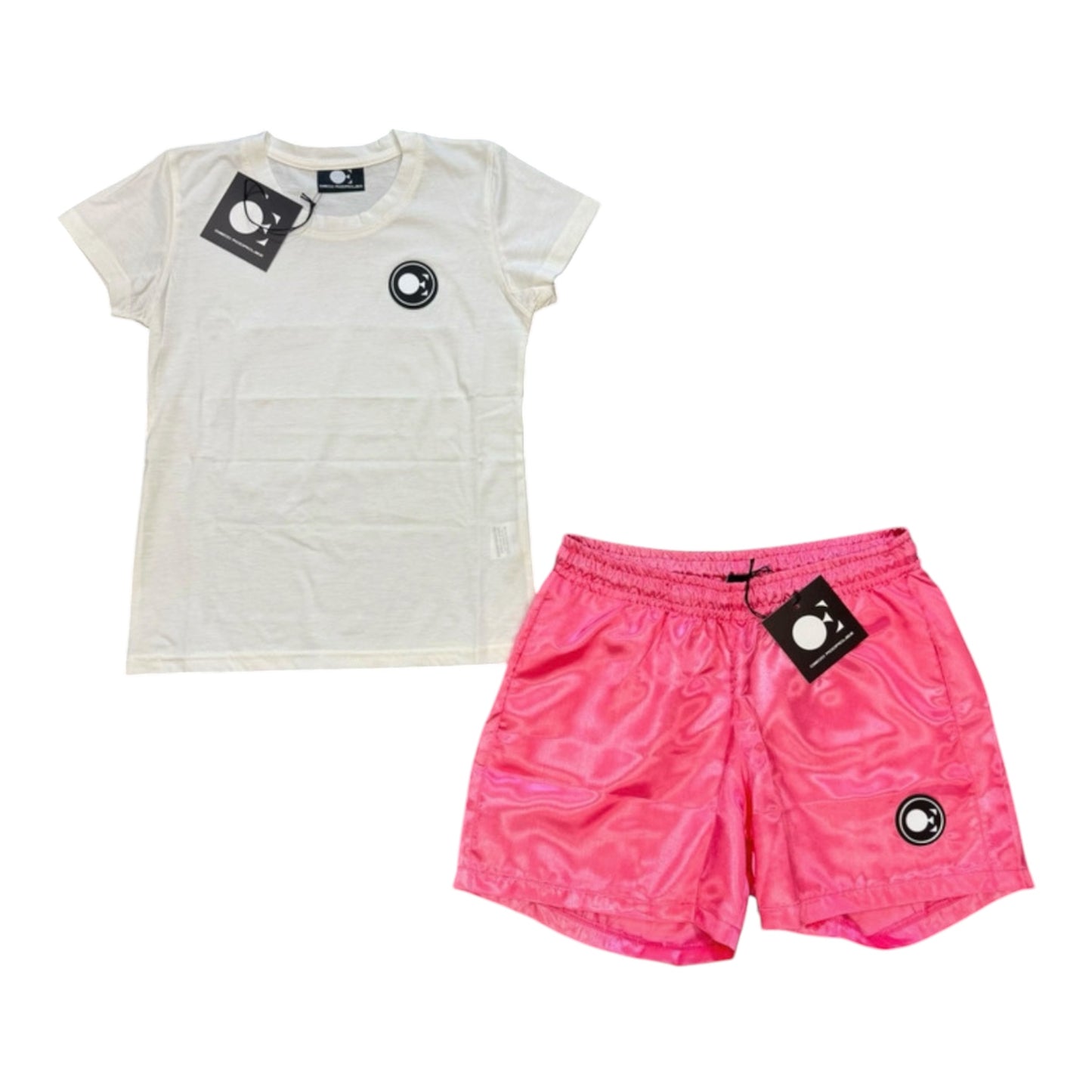 DIEGO RODRIGUEZ coordinato donna T shirt bianca
