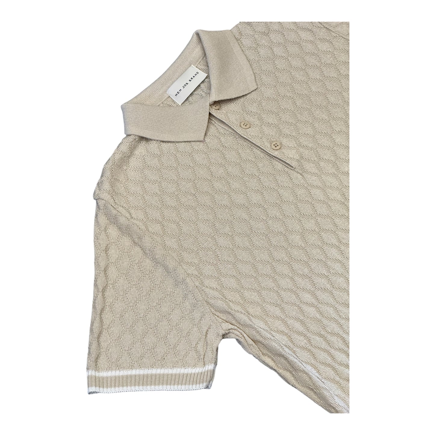 NJB polo in maglia traforata