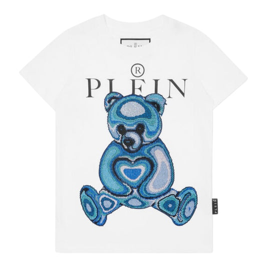 PLEIN T-shirt con cristalli teddy bear