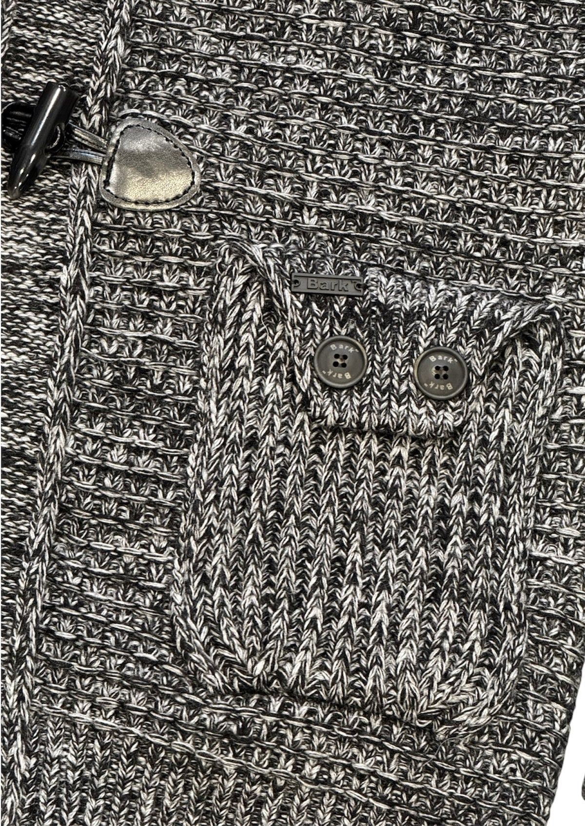 BARK cappotto con pelliccia