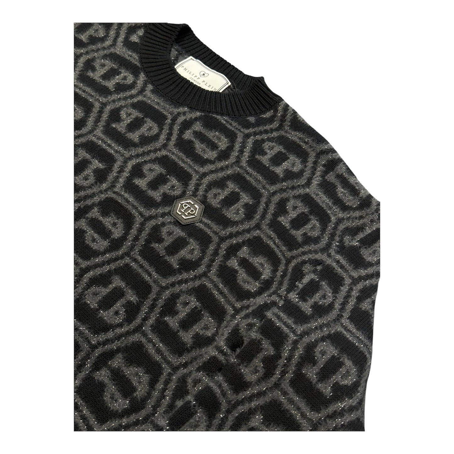 PLEIN maglione con logo ragazza