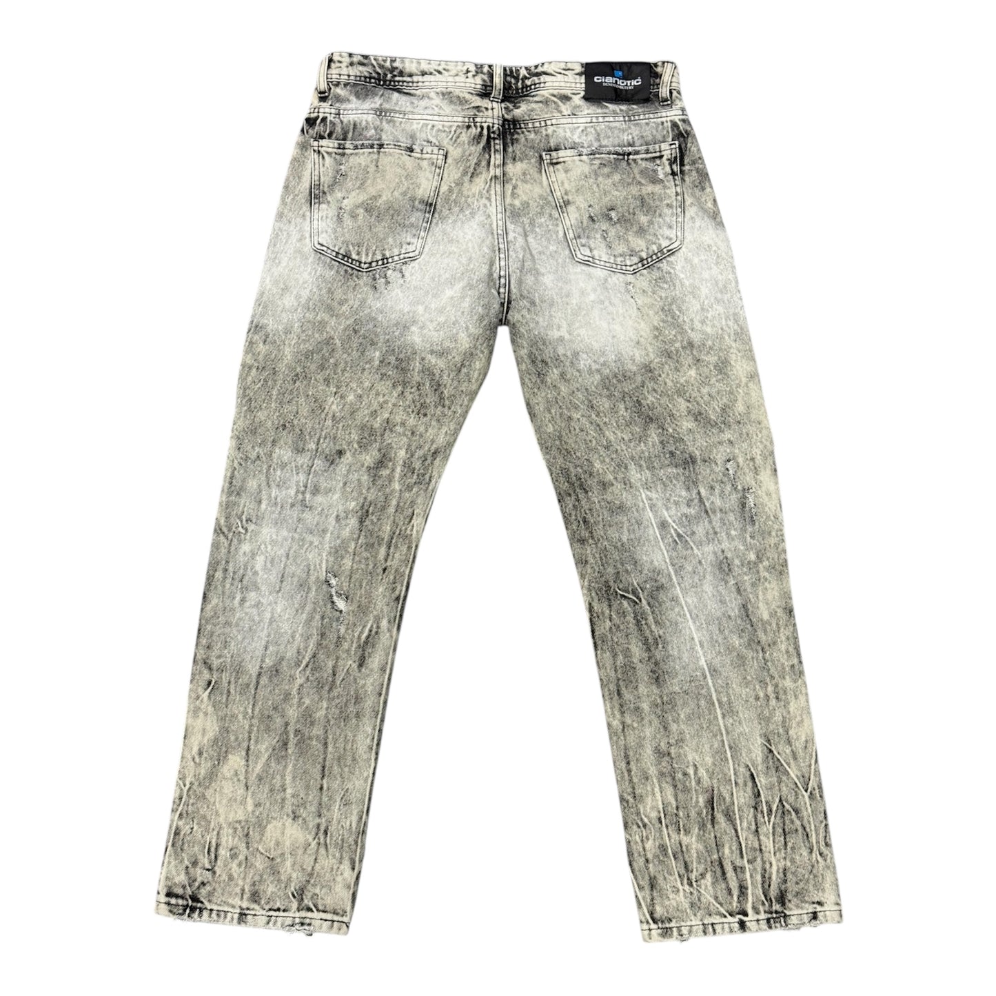 CIANOTIC jeans baggy uomo