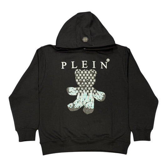 PHILIPP PLEIN junior felpa con cappuccio teddy bear unisex