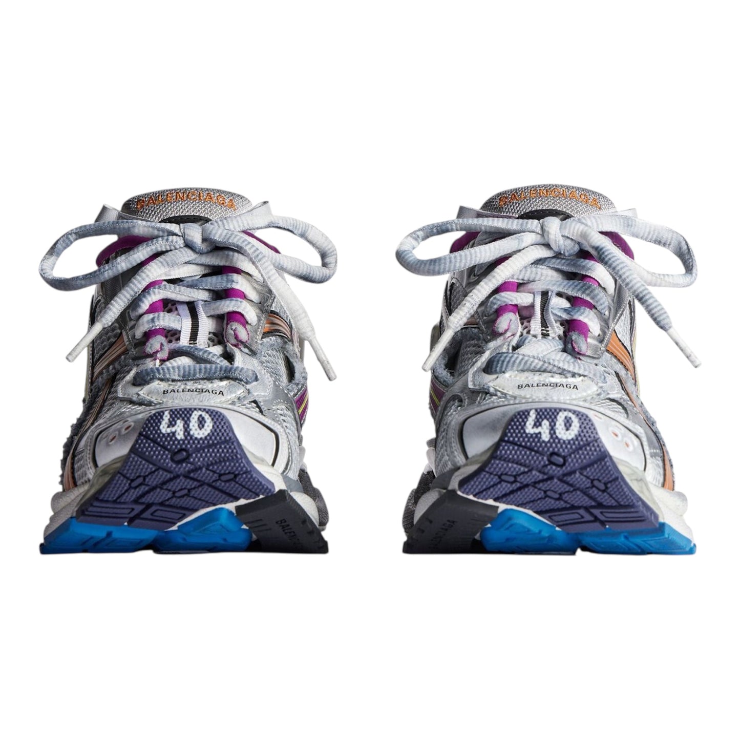 BALENCIAGA sneakers runner in grigio multicolore