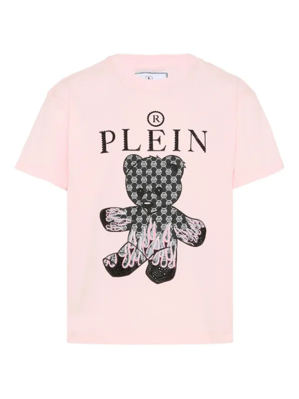 PHILIPP PLEIN junior T-shirt con stampa teddy bear