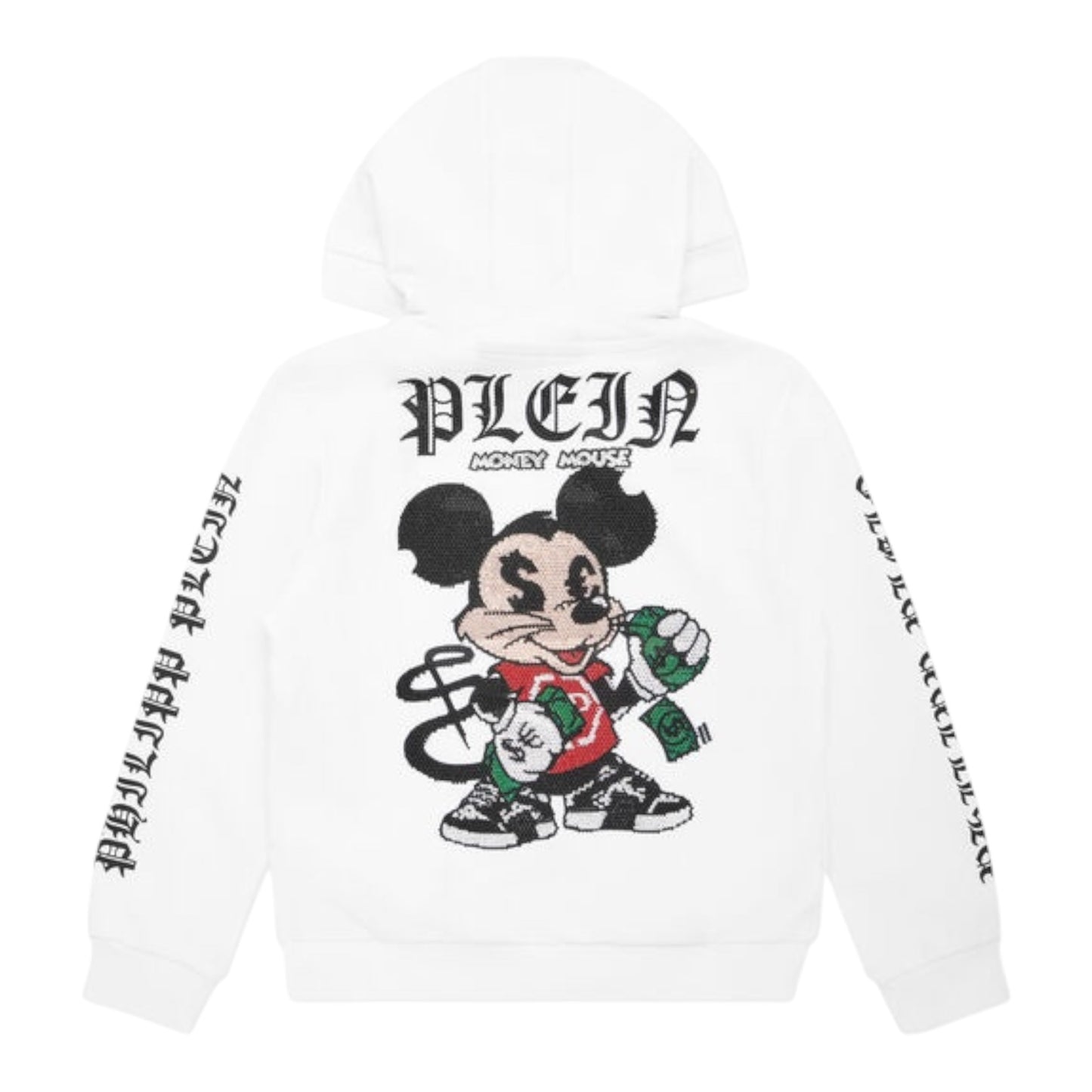 PLEIN felpa con cappuccio Money mouse