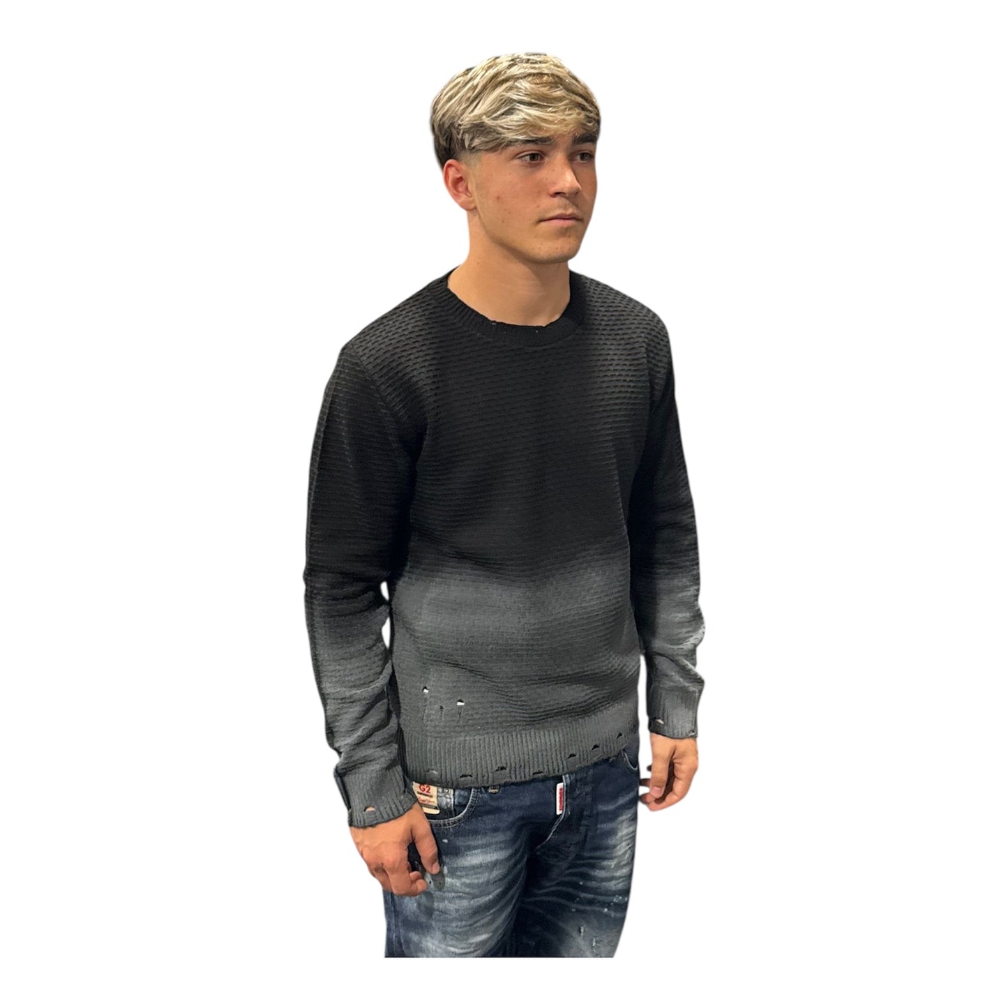 CIANOTIC maglia girocollo