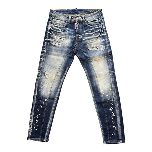 G2firenze jeans paint white