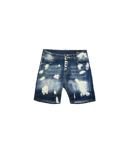 G2firenze bermuda in jeans dalmata uomo