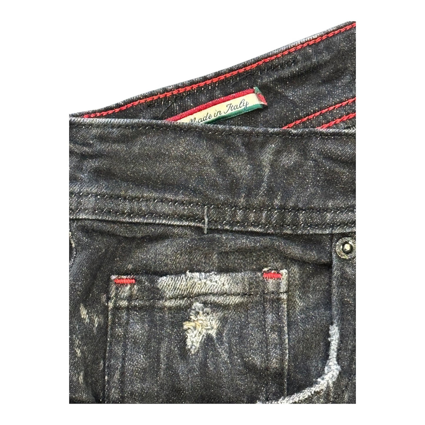 CIANOTIC Bermuda in jeans uomo