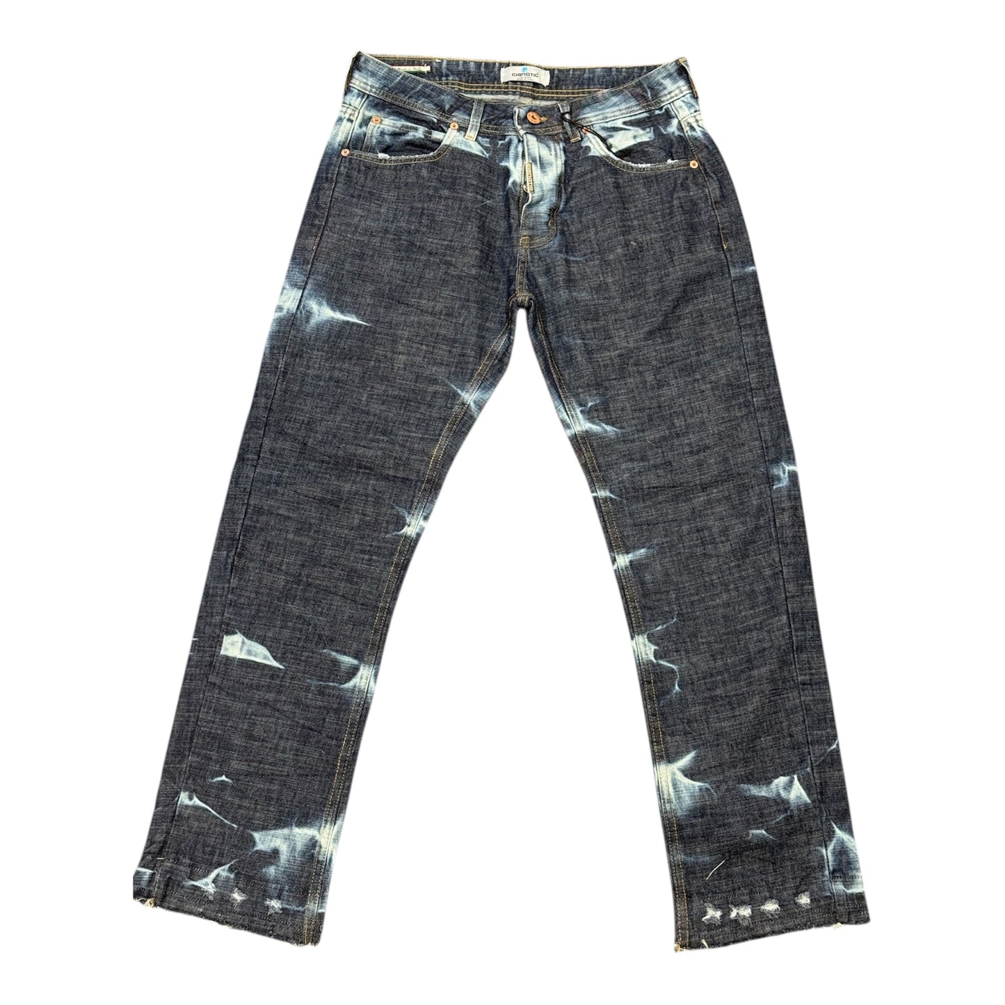 CIANOTIC jeans baggy uomo