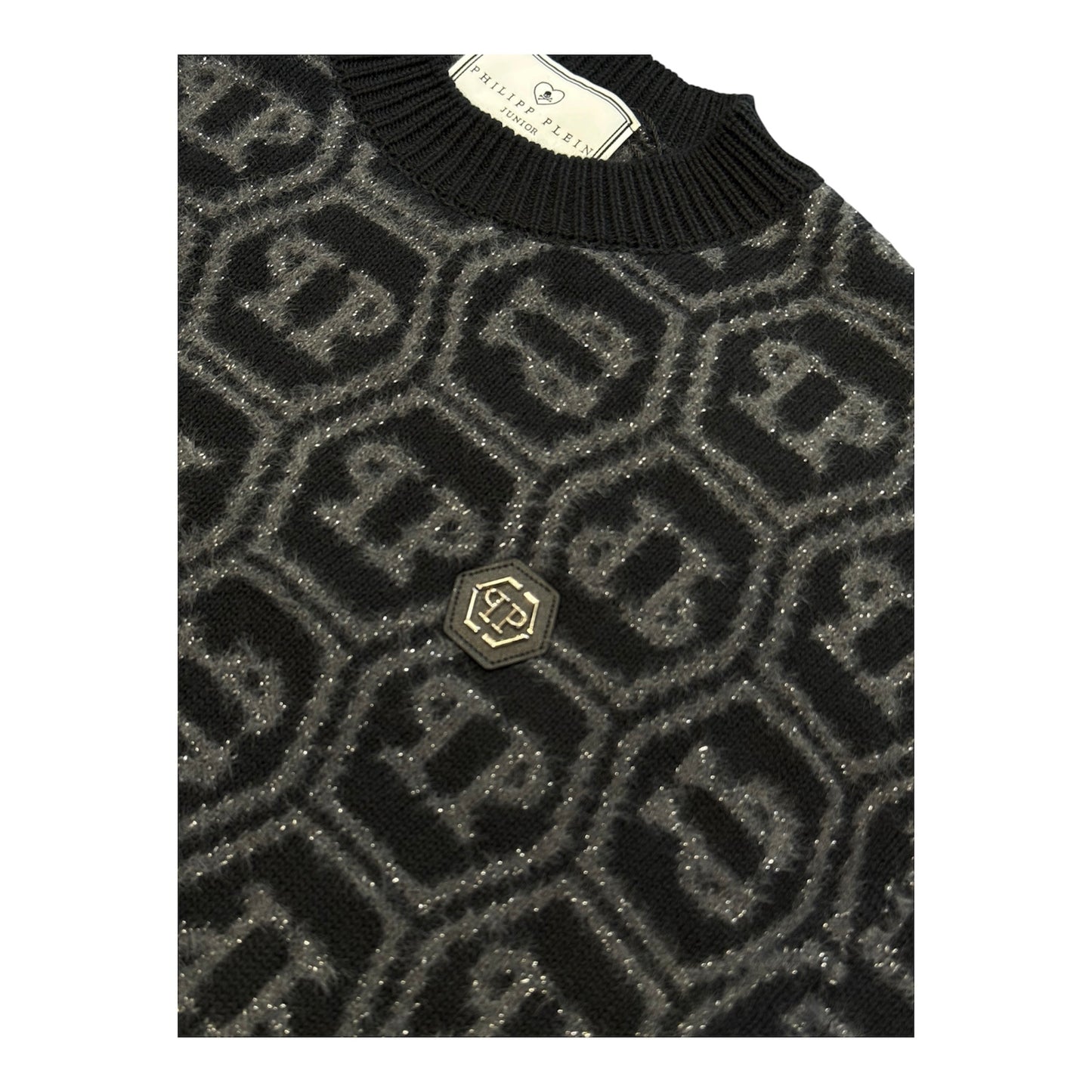 PLEIN maglione con logo ragazza
