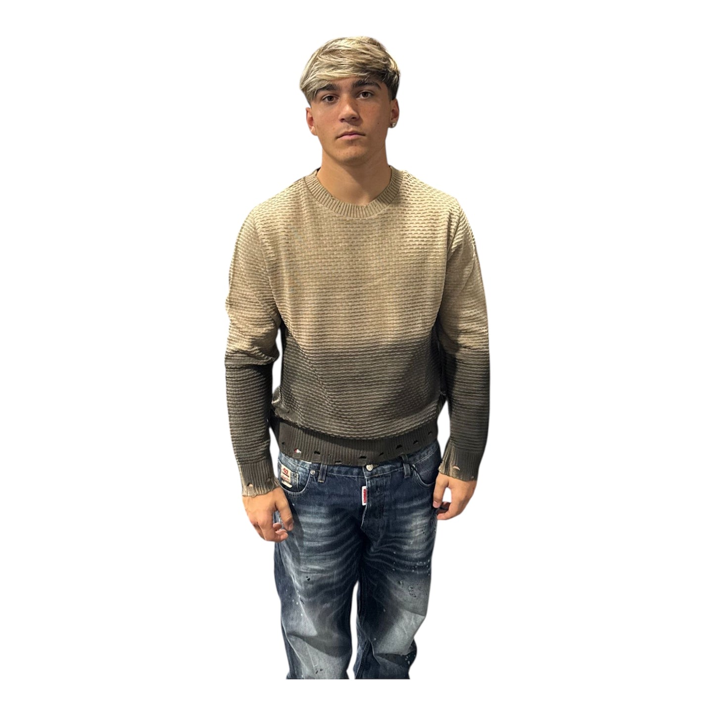 CIANOTIC Maglia girocollo