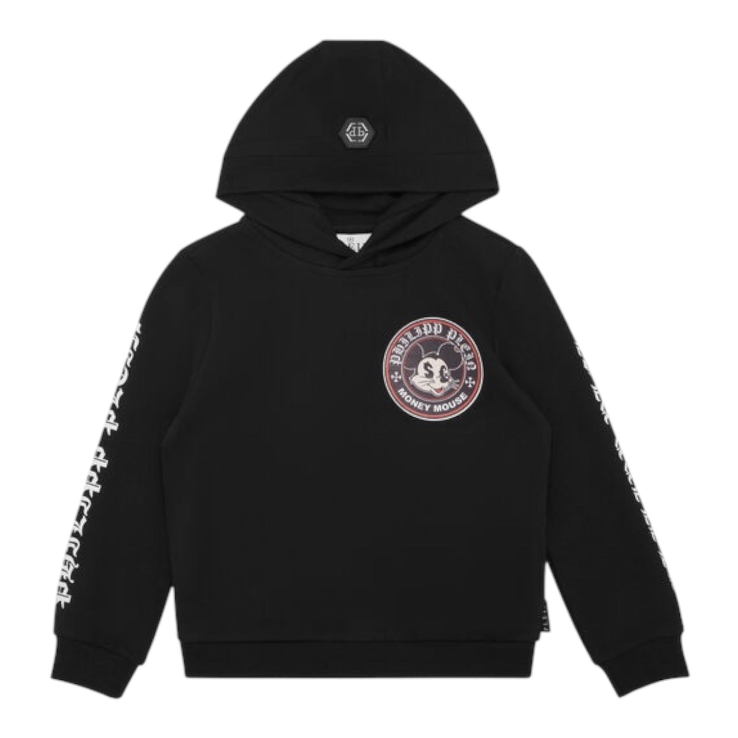 PLEIN felpa cappuccio money mouse