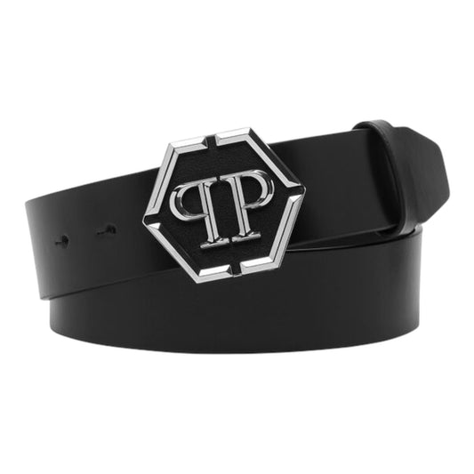 PLEIN cintura in pelle