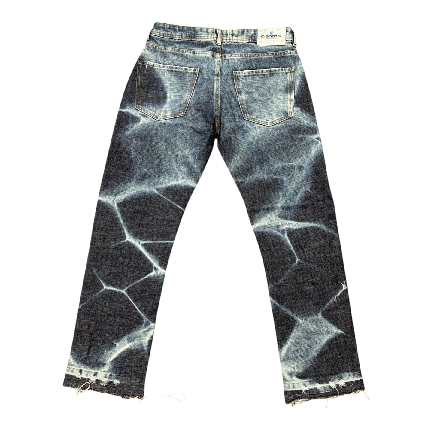 CIANOTIC jeans baggy uomo