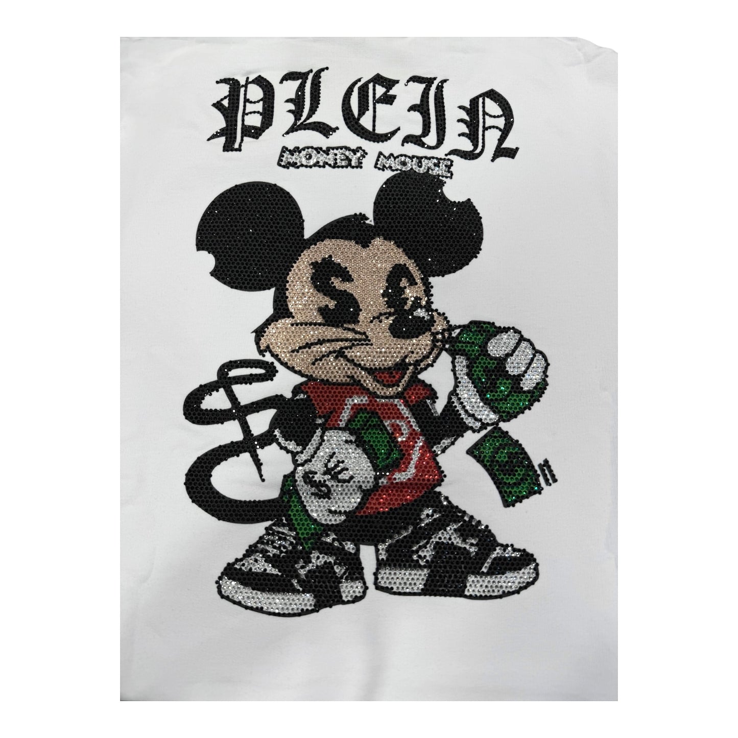 PLEIN felpa con cappuccio Money mouse