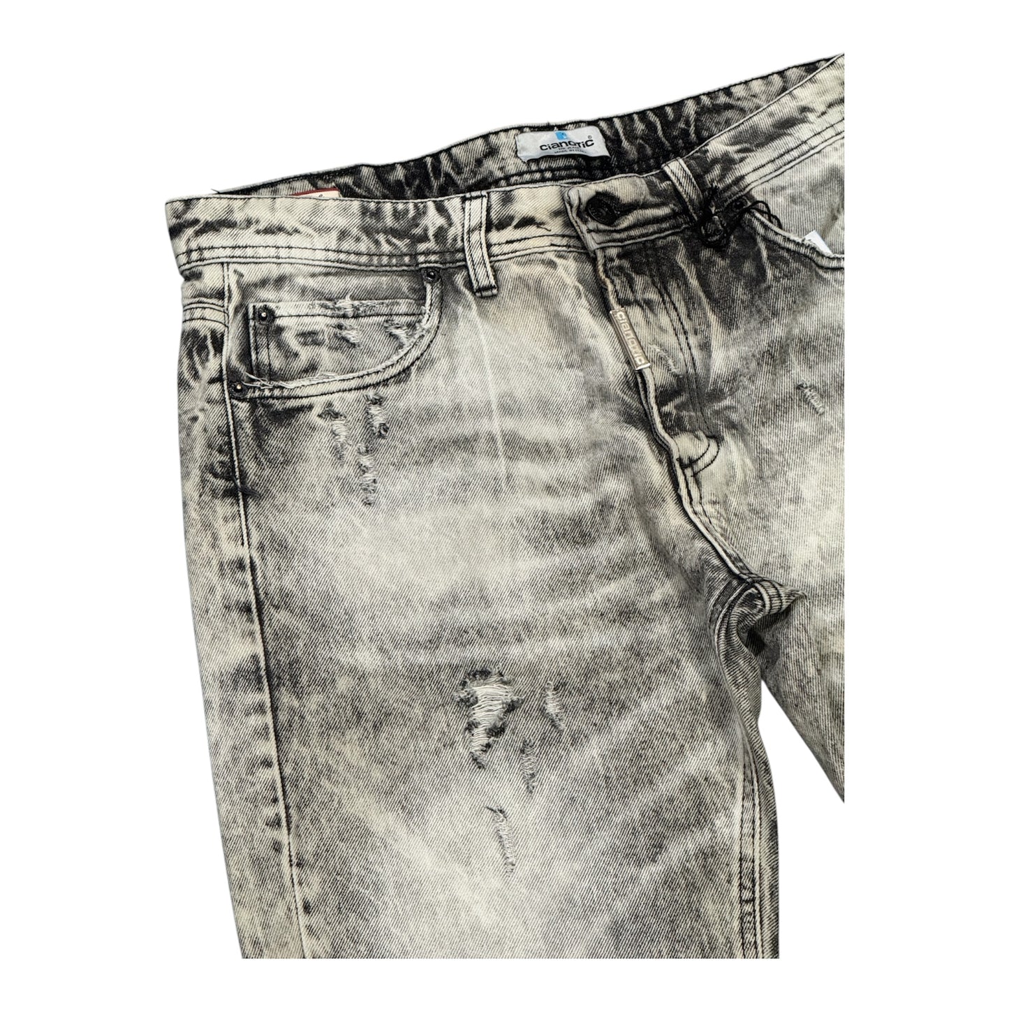 CIANOTIC jeans baggy uomo