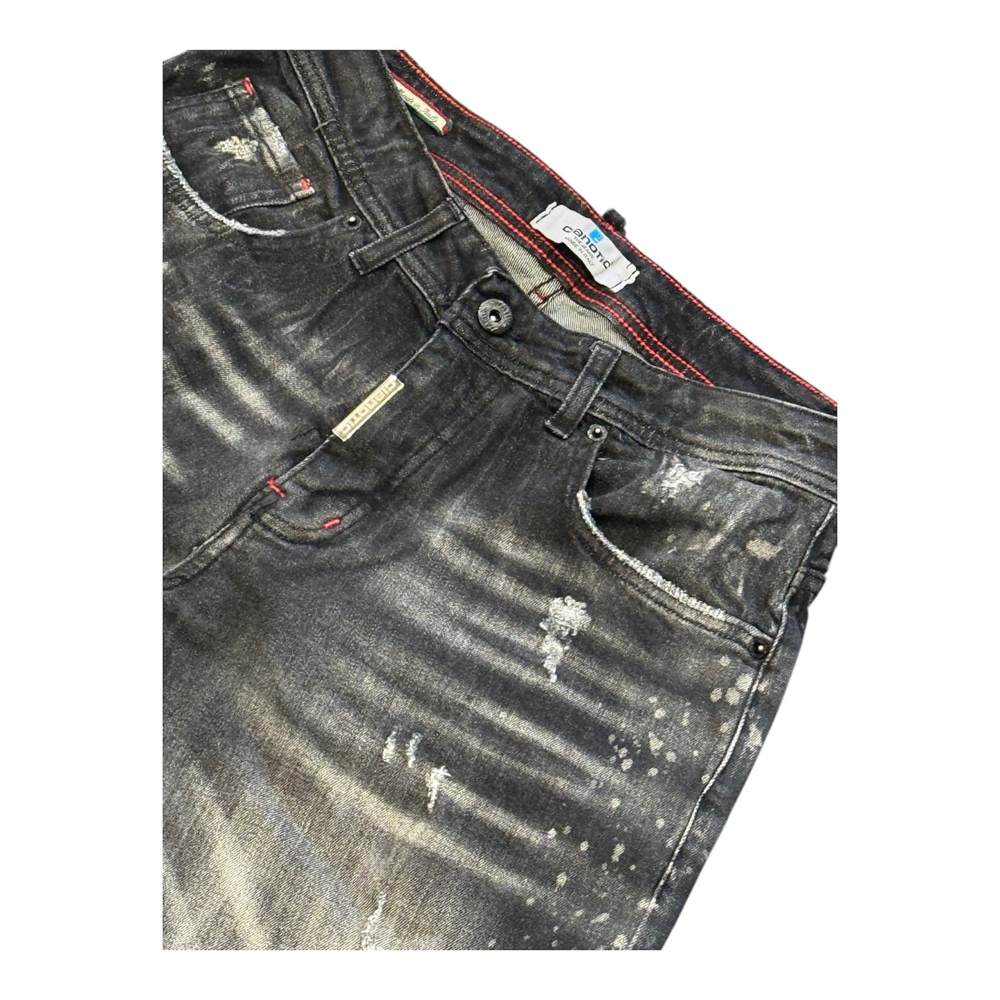 CIANOTIC Bermuda in jeans uomo