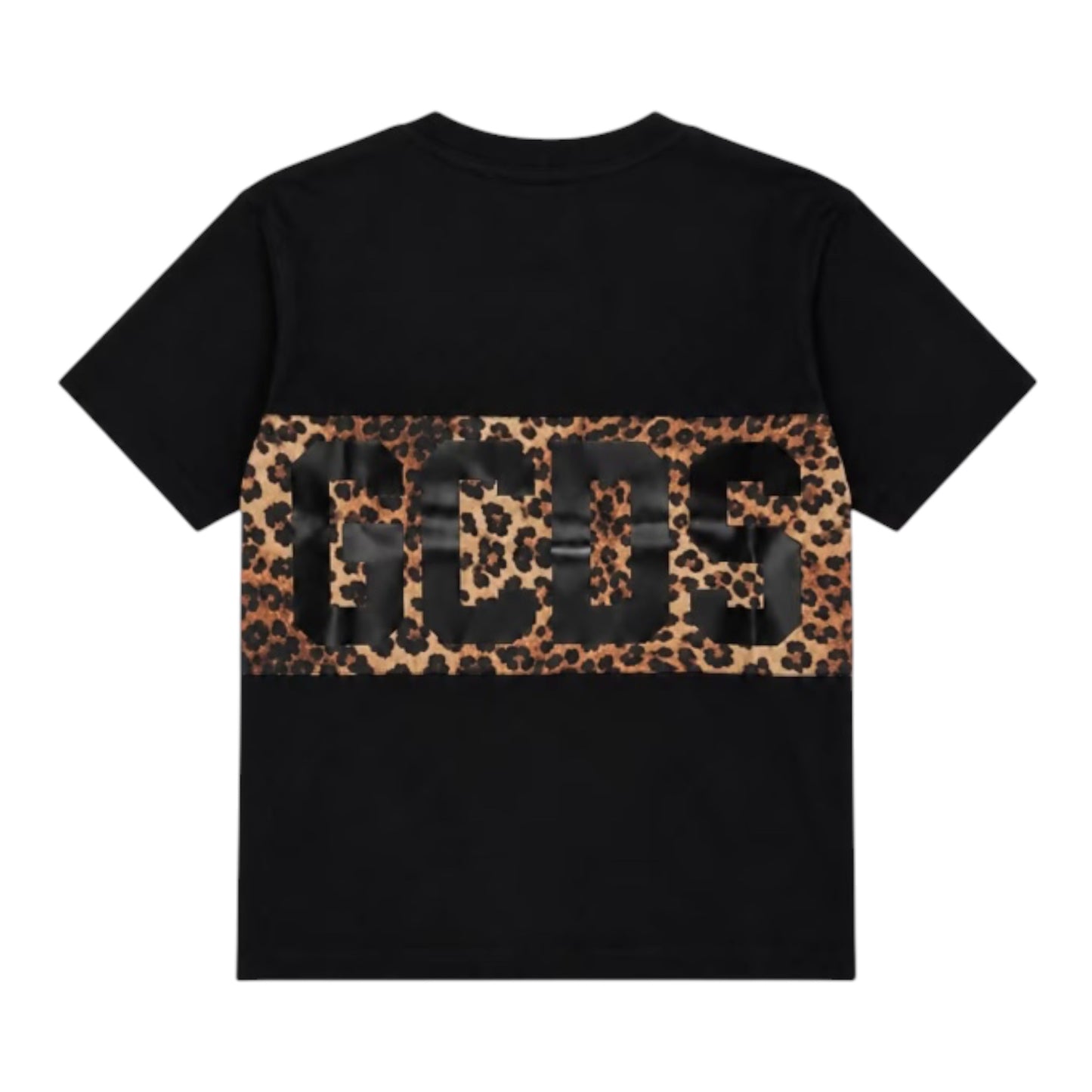 GCDS T-shirt con stampa leopardata