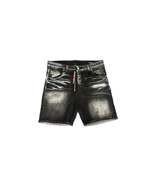 G2firenze bermuda in jeans black pioneer uomo