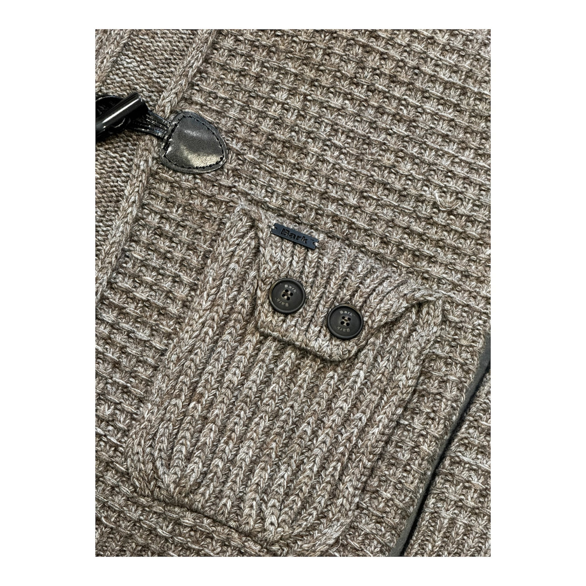 BARK cappotto con pelliccia