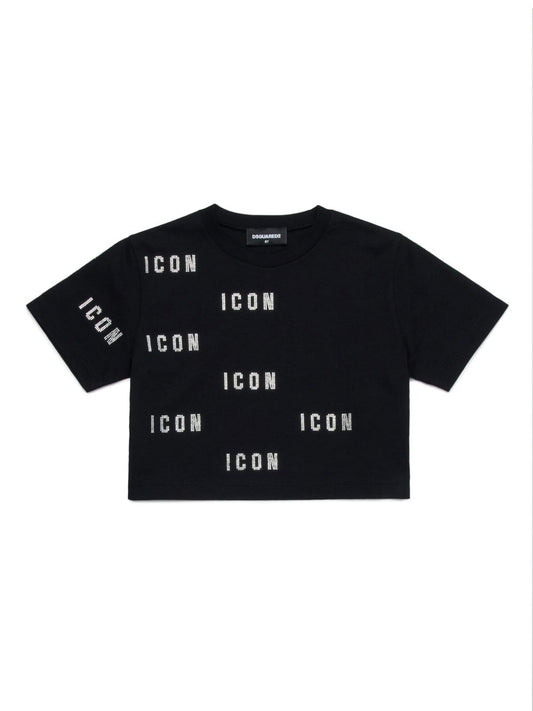 DSQUARED2 -icon T-shirt con strass