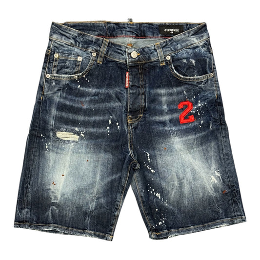 G2firenze short denim heart