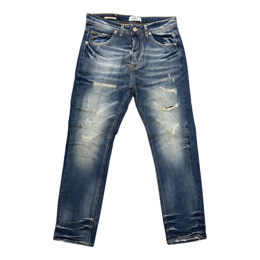 CIANOTIC jeans baggy uomo