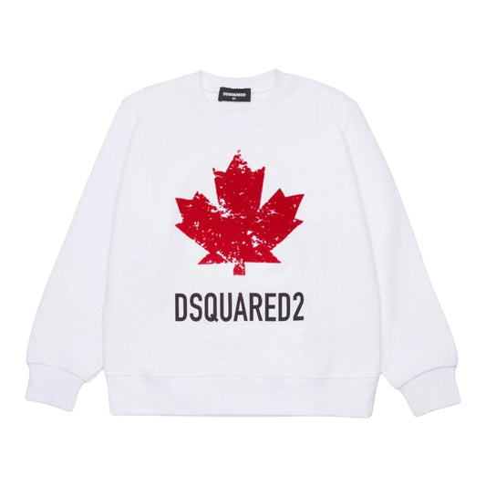 DSQUARED2 felpa maple leaf