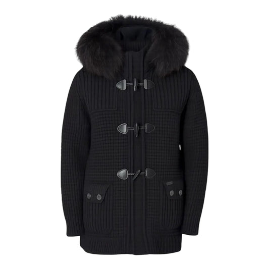 BARK cappotto pelliccia nera
