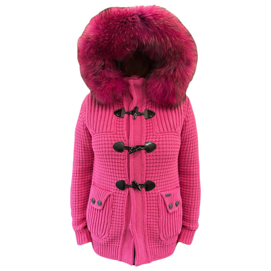 BARK cappotto pelliccia fucsia