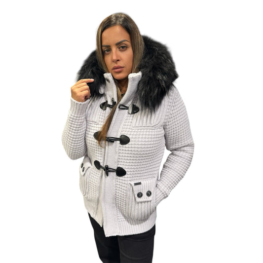 BARK cappotto pelliccia nera