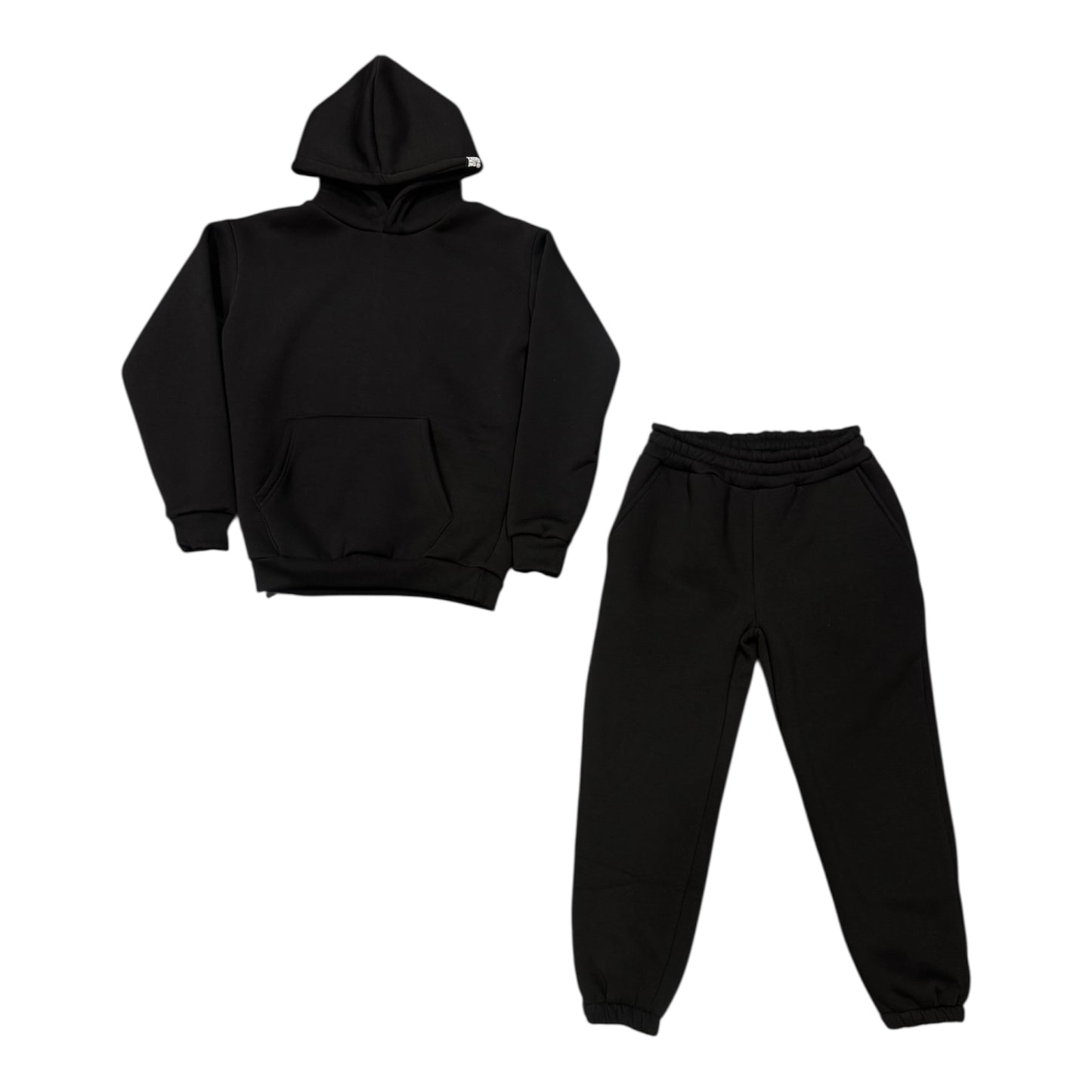 MADE FROM NOTHING coordinato felpato